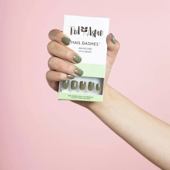 Red Aspen Nail Dashes | Woodland Forest - Picture 4 of 5